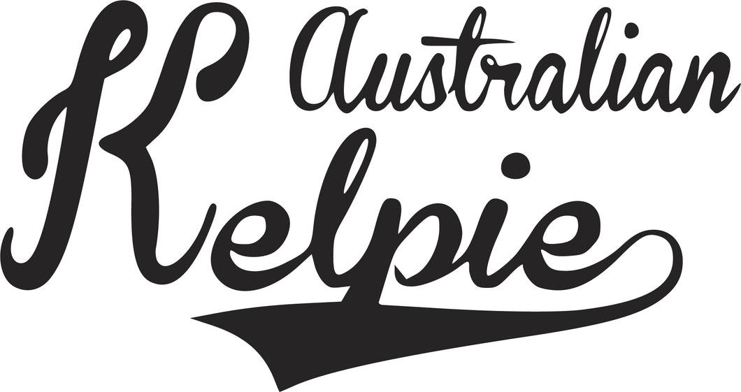 Vinyl Motiv Australian Kelpie